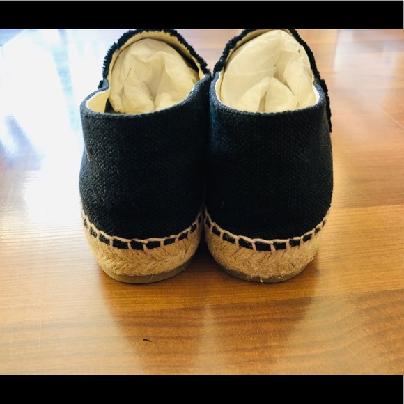 🔥SOLD🔥Chanel Espadrilles NIB Fabric Denim Linen - Picture 6 of 8